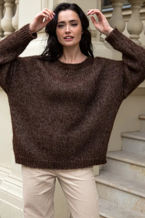 Klasikinis megztinis, pagamintas iš aukščiausios kokybės žaliavų