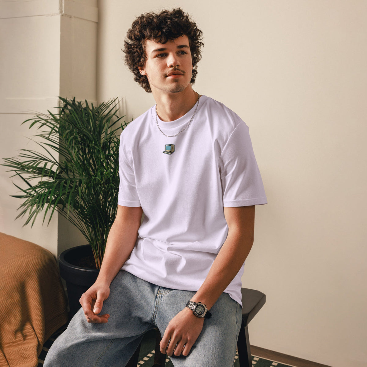 Marškinėliai su „Windows“ ikonėle, Organinė medvilnė, Unisex – išskirtiniai drabužiai iš jakas.net