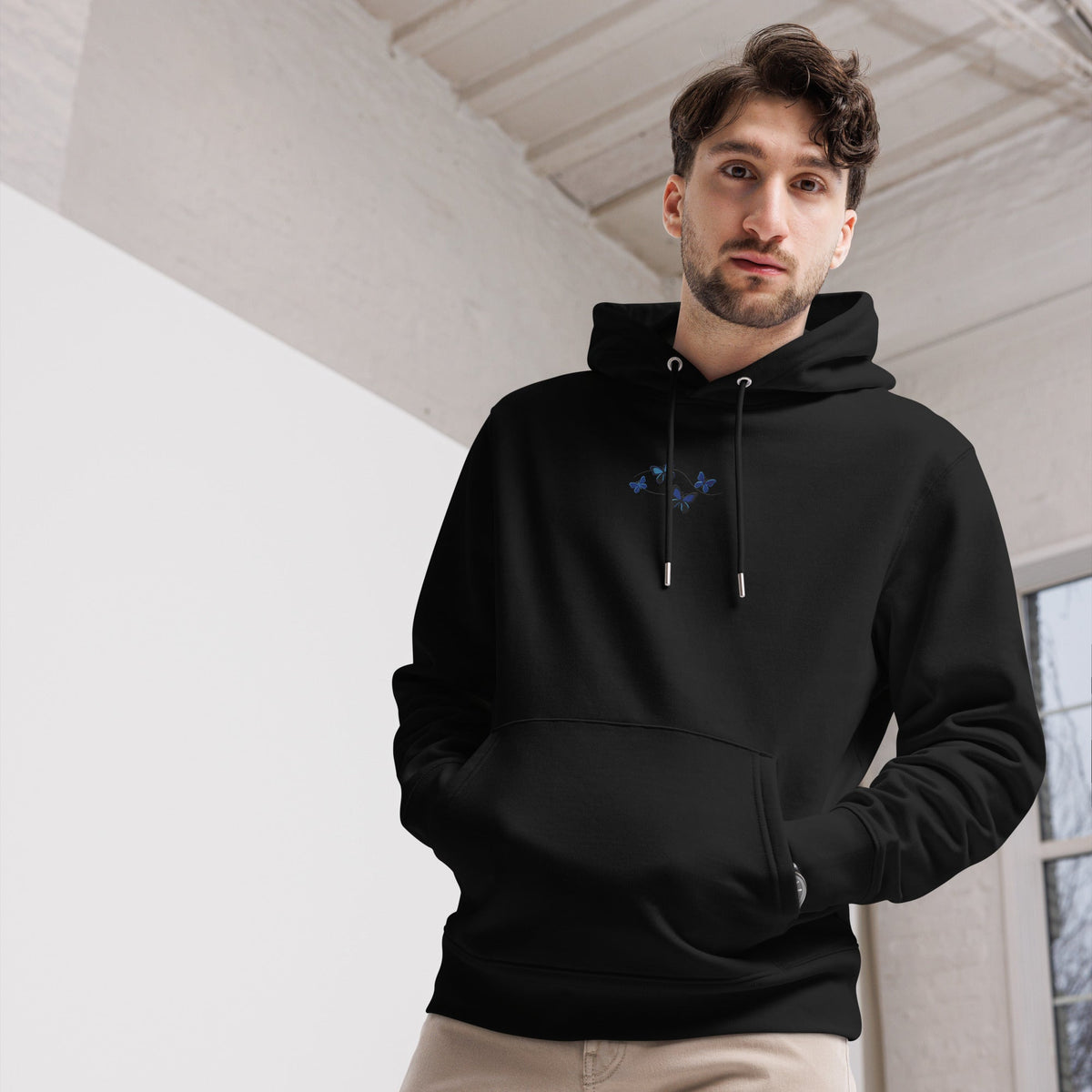 Unisex essential eco hoodie – išskirtiniai drabužiai iš jakas.net